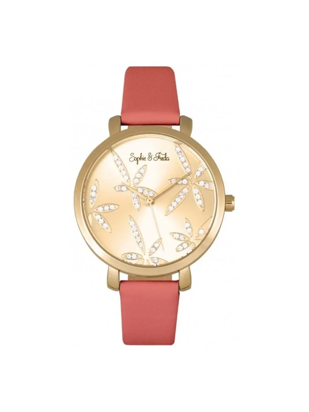 NWT Sophie And Freda Key West Gold Dial Ladies Watch